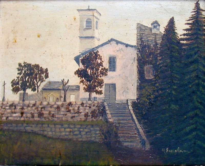 <strong>Chiesa di Santa Elisabetta - dipinto di Mario Somigliana -</strong>