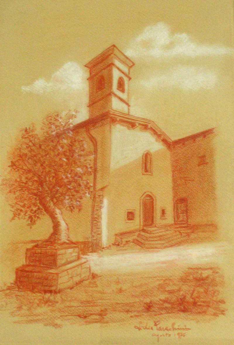 <strong>Chiesa di Santa Elisabetta - dipinto di Lidia Paracchini -</strong>