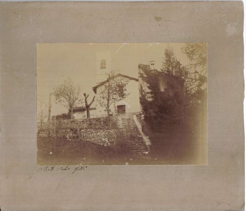 <strong>Chiesa di Montepiatto 1870 - raccolta di Francesco Pizzala -</strong>
