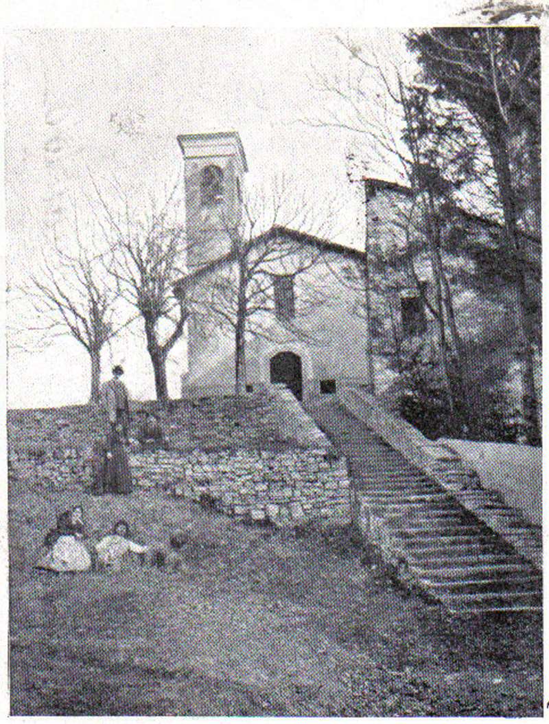 <strong>Chiesa di Montepiatto 1913 - raccolta di Francesco Pizzala -</strong>