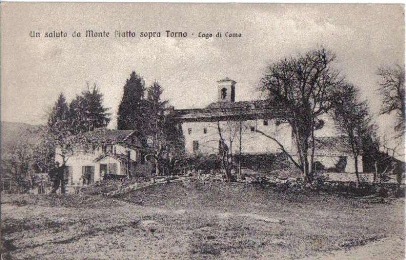 <strong>Chiesa e Convento forse 1912 - raccolta di Francesco Pizzala -</strong>