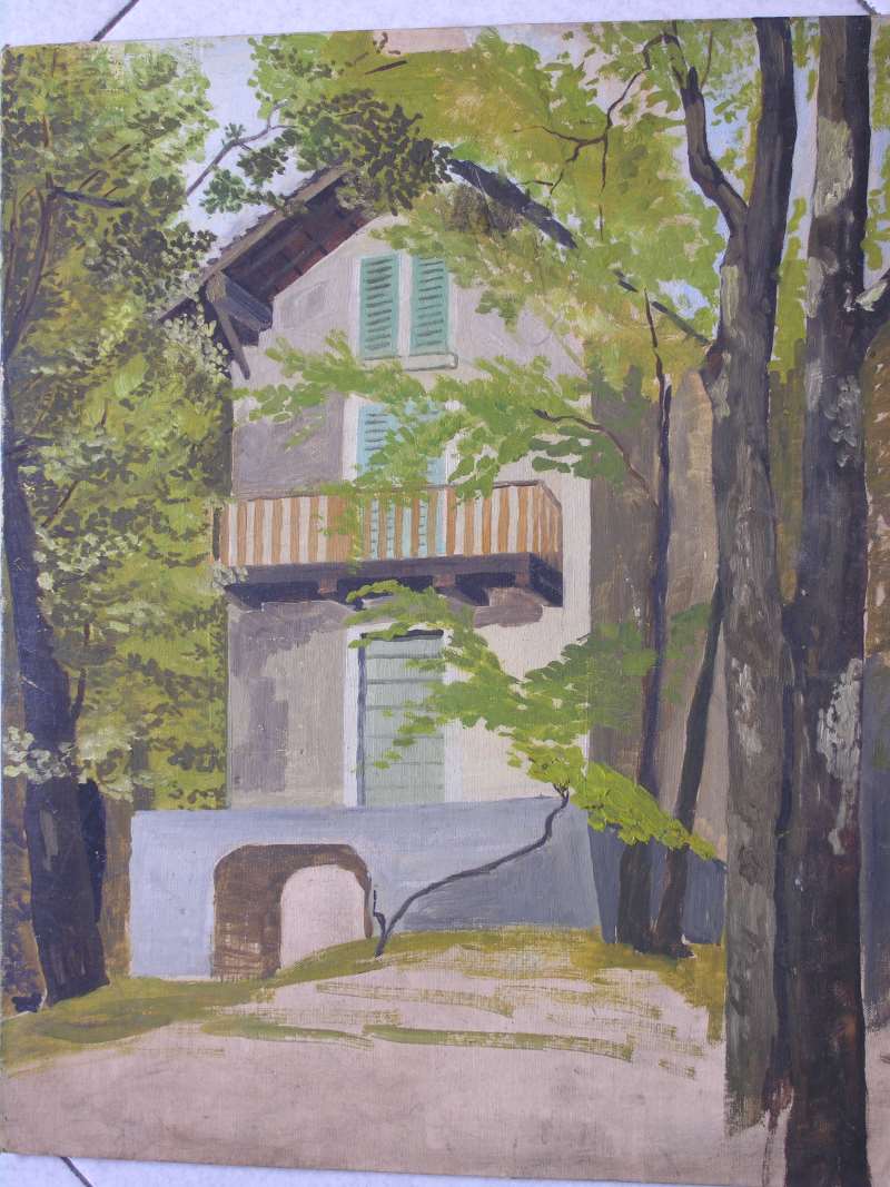 <strong>Casa Tagliabue - dipinto di Domenico Montanari -</strong>