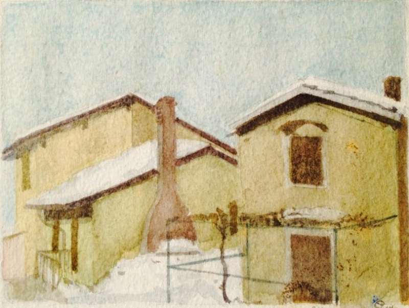 <strong>Montepiatto località “Isolabella” - dipinto di Pietro Pizzala</strong>